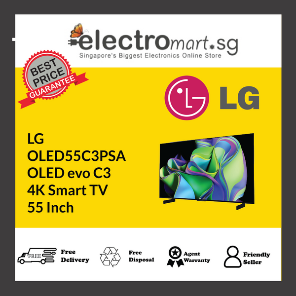 LG  OLED55C3PSA OLED evo C3 4K Smart TV 55 Inch