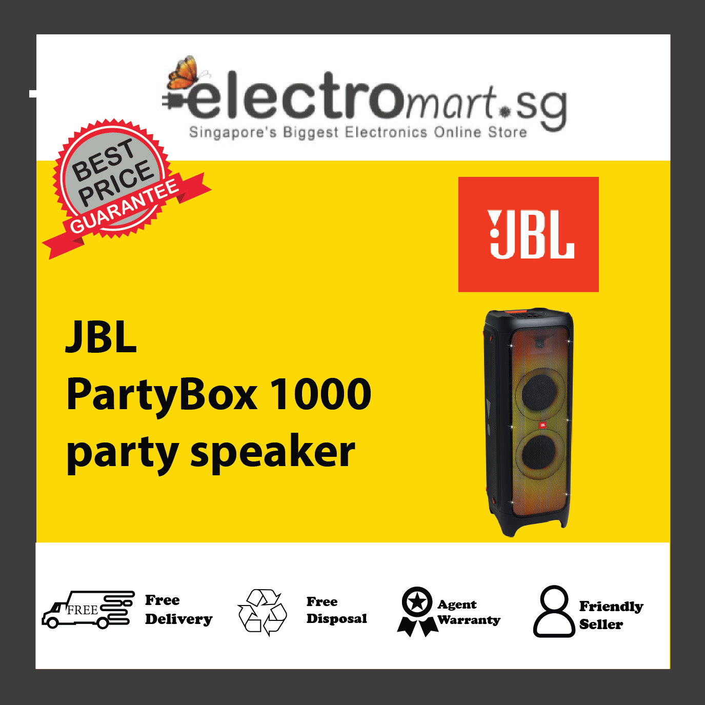 JBL PartyBox 1000 party speaker