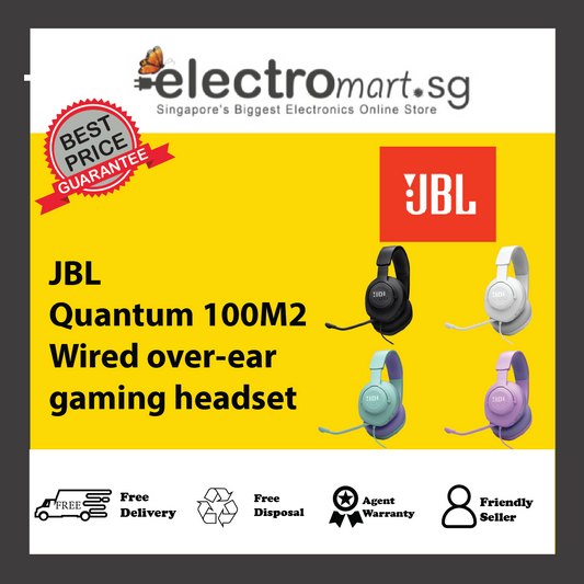 JBL Quantum 100M2 Wired over-ear gaming headset