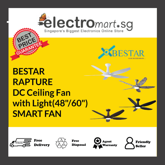 BESTAR RAPTURE 60” /48”  Ceiling Fan