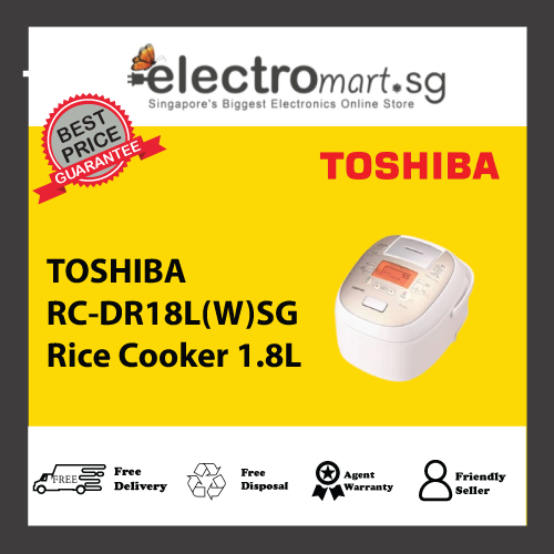 TOSHIBA RC-DR18L(W)SG Rice Cooker 1.8L