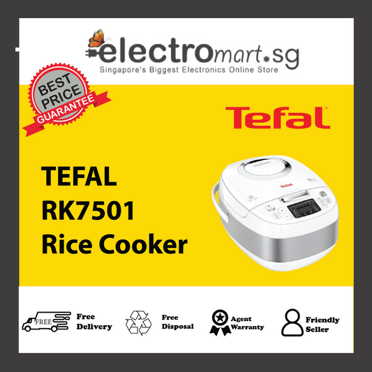 TEFAL RK7501 Delirice Compact Fuzzy Logic Spherical Rice Cooker (1L)