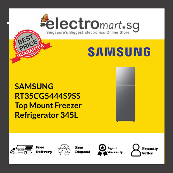 SAMSUNG RT35CG5444S9SS Top Mount Freezer  Refrigerator 345L