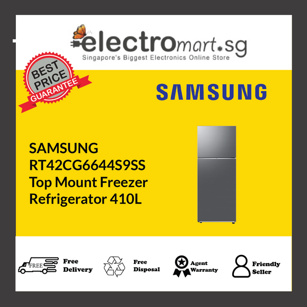 SAMSUNG RT42CG6644S9SS Top Mount Freezer  Refrigerator 410L