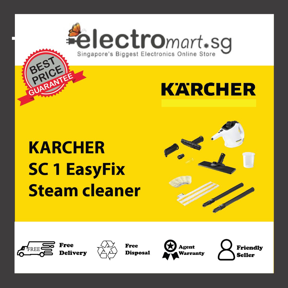 KARCHER SC 1 EasyFix Steam cleaner