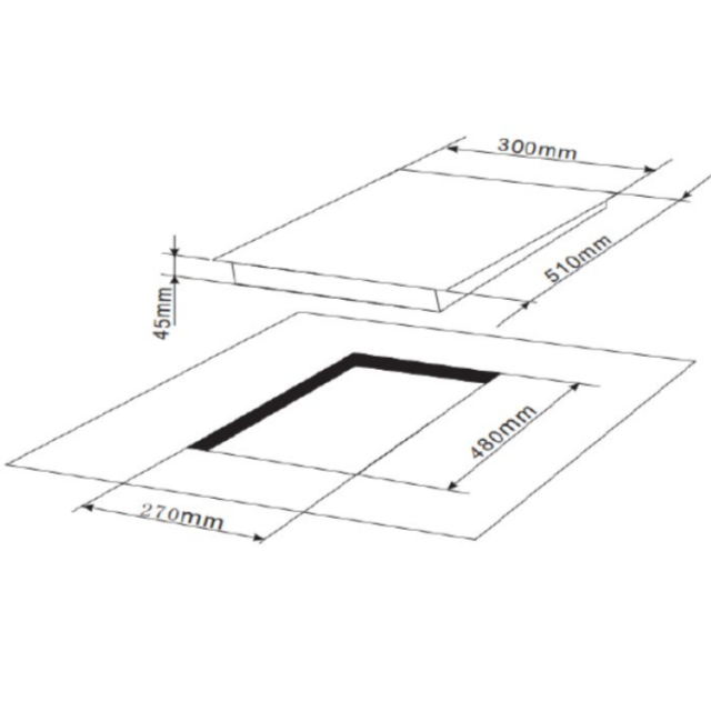 BRANDT TG2232BBP/BBL/BEP/BEL 30CM 2 BURNERS GAS HOB