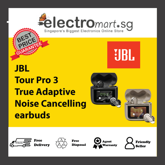 JBL Tour Pro 3 True Adaptive Noise Cancelling earbuds