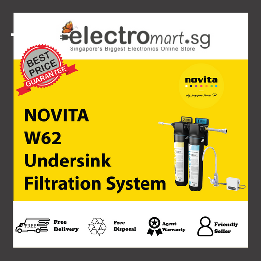 NOVITA W62 15” Undersink Filtration System