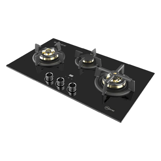 MAYER MMGH3078HI 3 Burners Glass Gas Hob 78cm