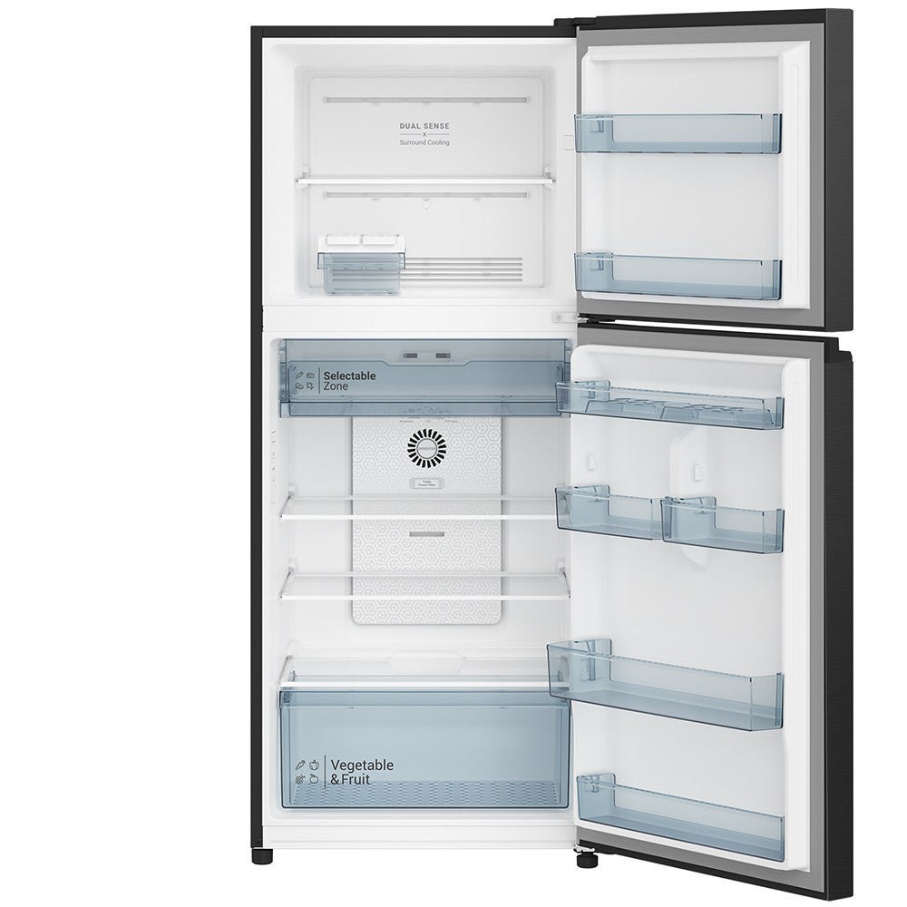 HITACHI HRTN6379BBKSG 2 Door Top Freezer 344L