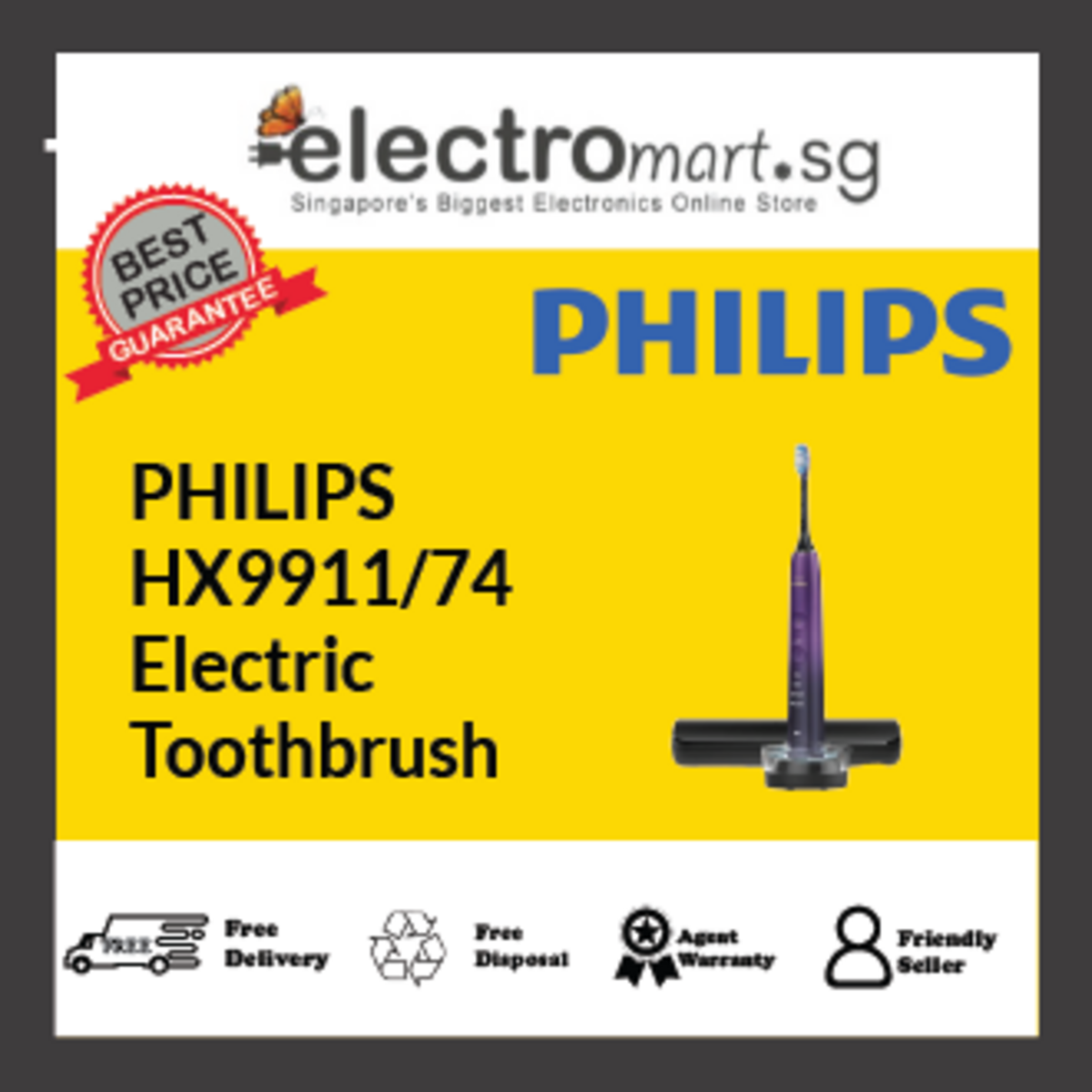 PHILIPS HX9911/74 Electric Toothbrush