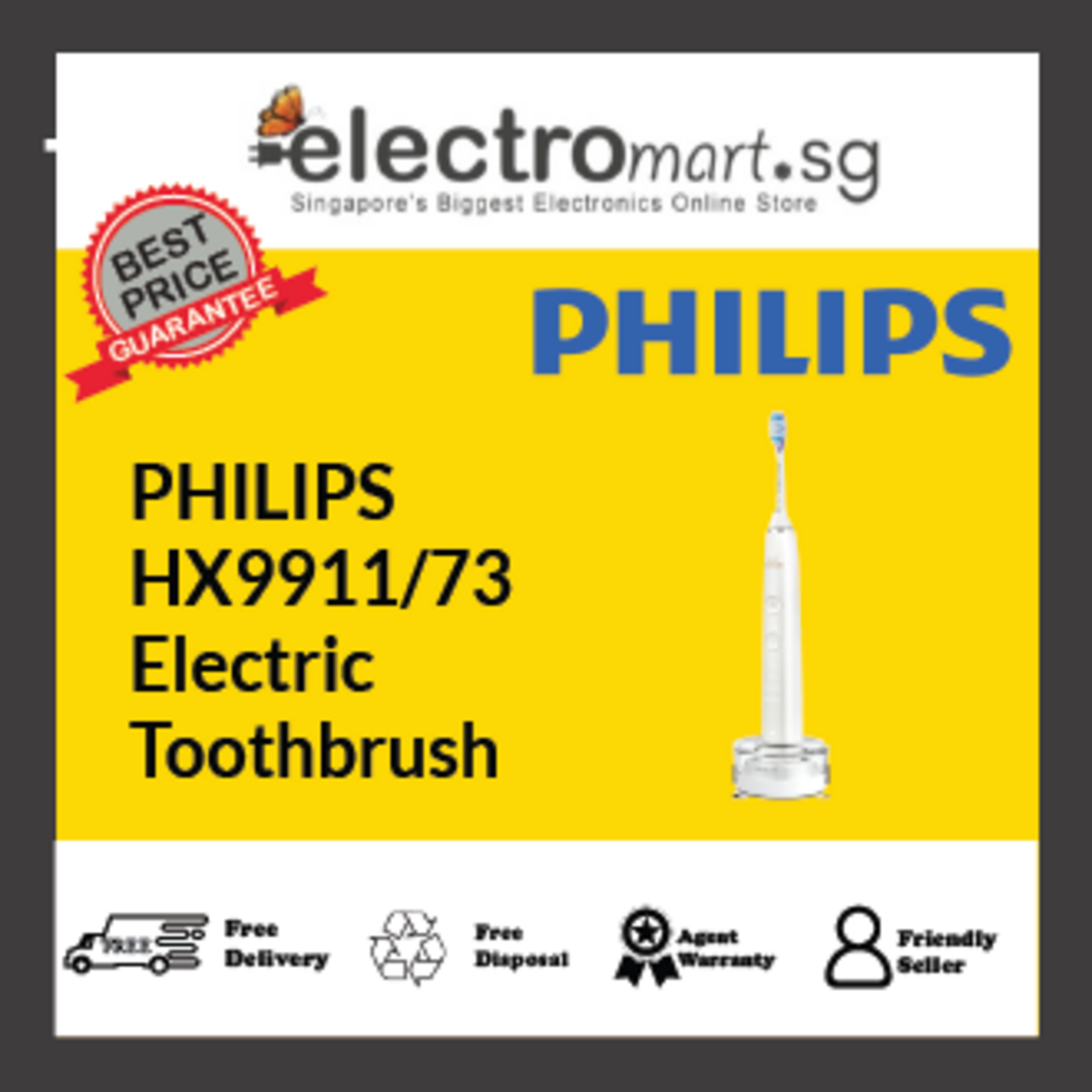 PHILIPS HX9911/73 Electric Toothbrush