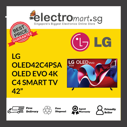 LG OLED42C4PSA OLED EVO 4K C4 SMART TV 42”