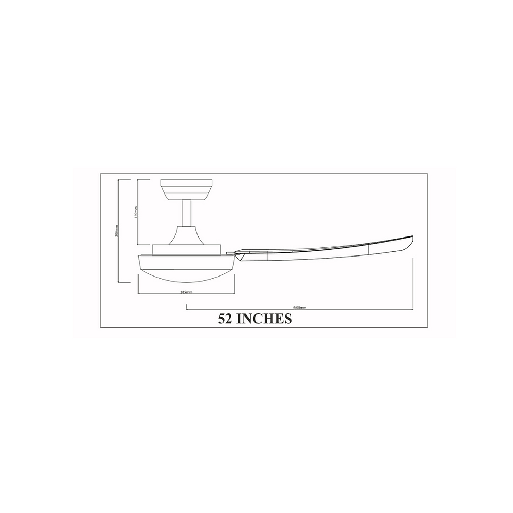 BESTAR VETSA 42”/52” Ceiling Fan