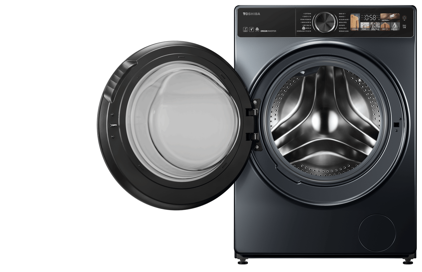 TOSHIBA TW-T25BZU115MWS(MG) 10.5 KG Front Load Washing Machine - Dark Grey