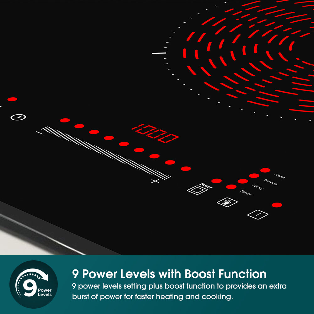 EUROPACE EIV7732E Hybrid Hob 73cm