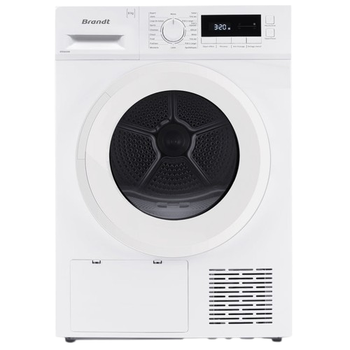 BRANDT DFB383HWA 8KG HEAT-PUMP CONDENSER DRYER
