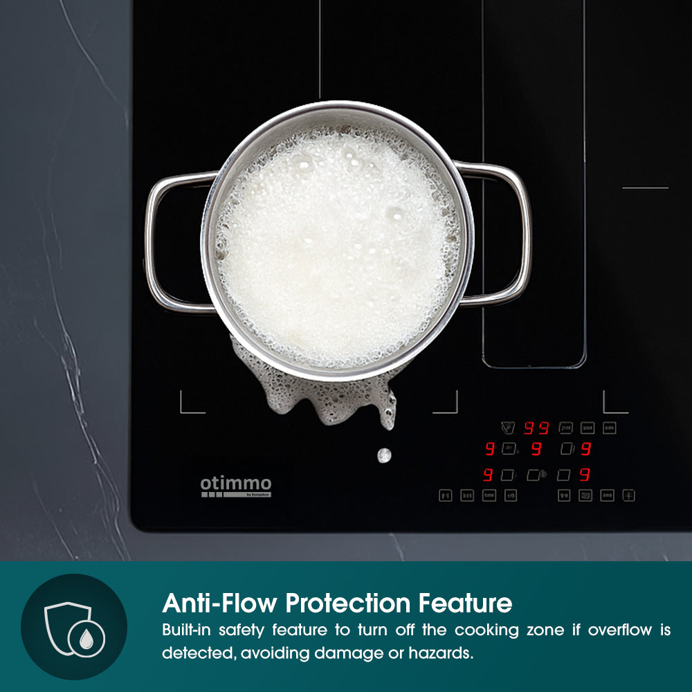 EUROPACE EIH8602E Induction Hob with Downdraft Hood (Flexi Zone) 60cm