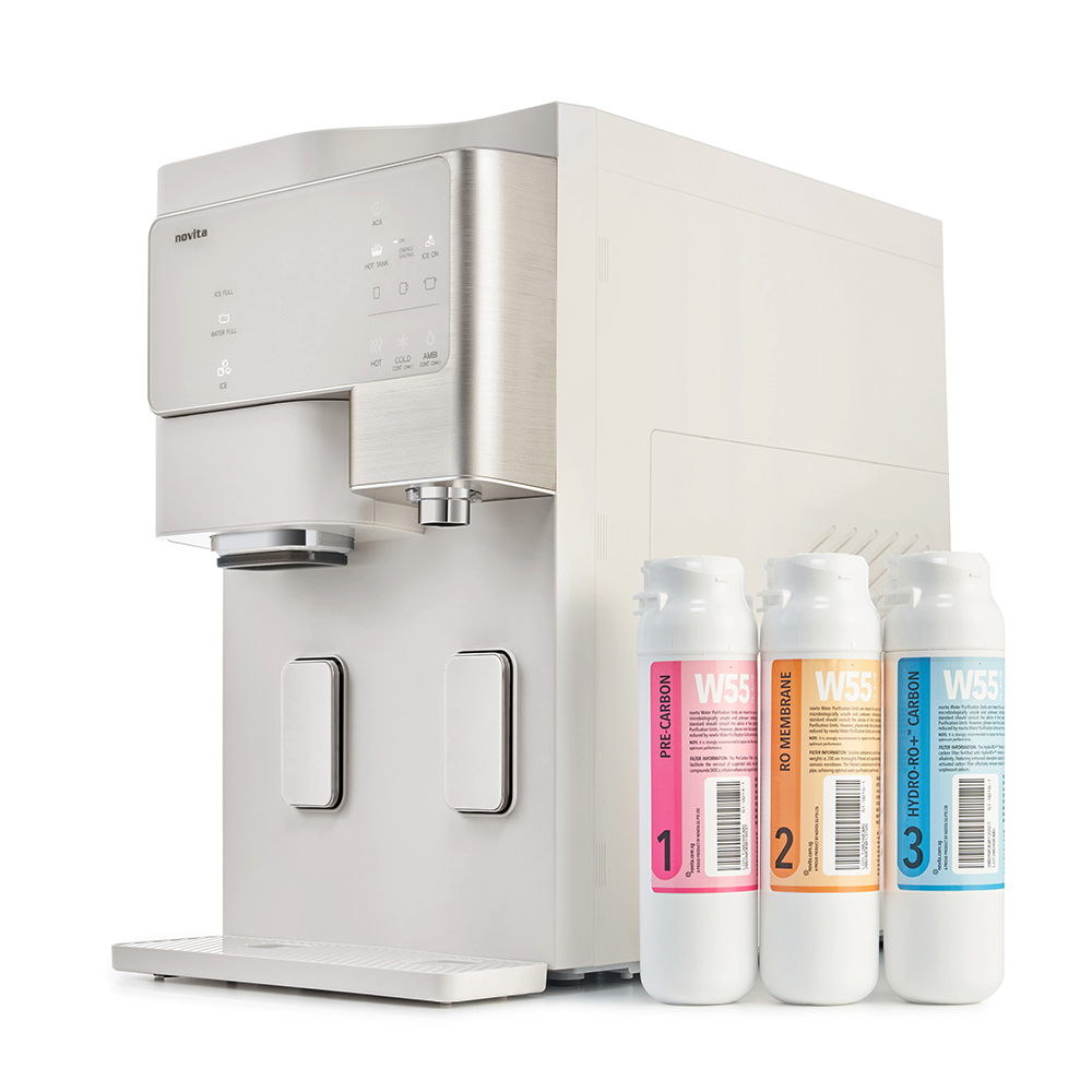 NOVITA W55 The Glacier Hot/Cold Water Dispenser + Ice Maker