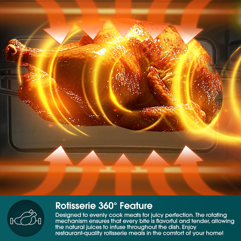 EUROPACE EEO5451DGY Electric Convenction Oven 45L