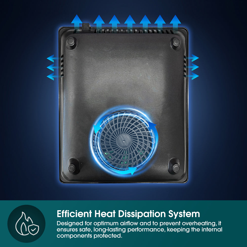 EUROPACE EIC2201DBK Portable Induction Cooker 2000w