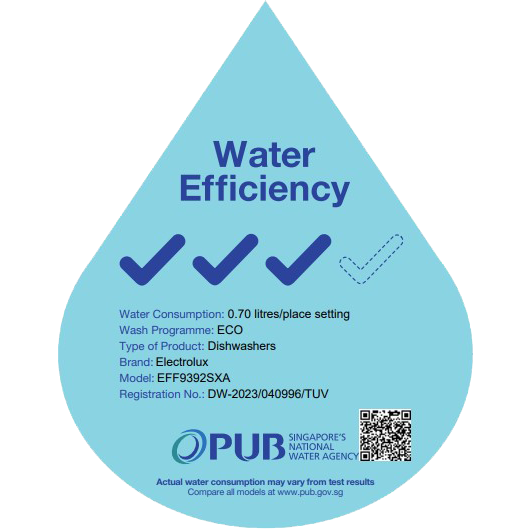 ELECTROLUX EFF9392SXA Freestanding Dishwasher Stainless Steel