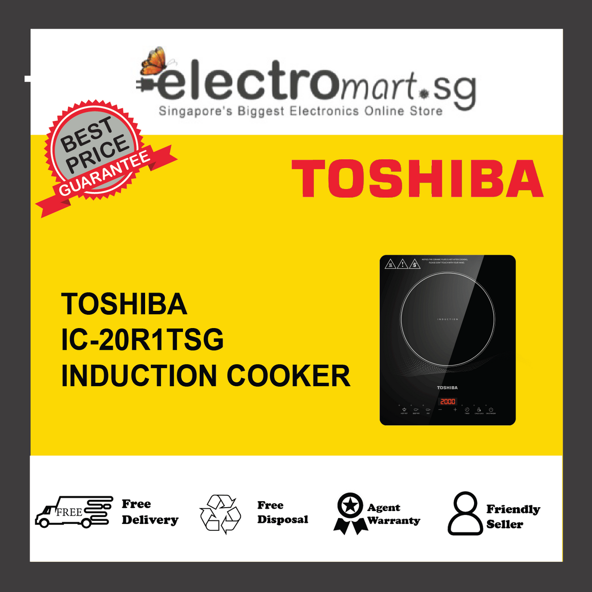 TOSHIBA IC-20R1TSG Induction Cooker