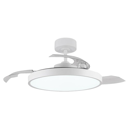 FANCO RETRACT 42" CEILING FAN WITH 40W DIMMABLE LED LIGHT