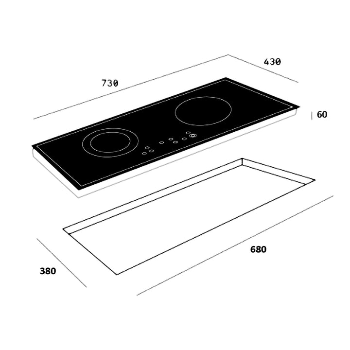 TEKA IBC 7322 S 2-Zone Induction Hob