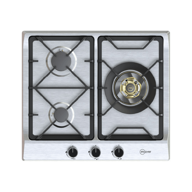 MAYER MMSS360HI 3 Burners Stainless Steel Hob 60cm
