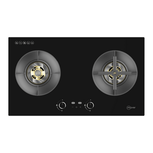 MAYER MMGH278HI 2 Burners Glass Gas Hob 78cm