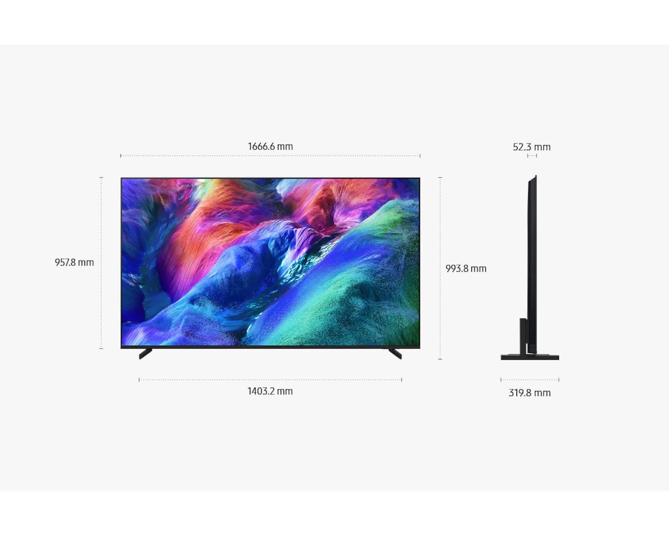 SAMSUNG MRA75R85HAK Micro RGB R85H 4K Vision AI Smart TV 75inch