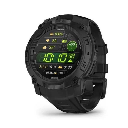 GARMIN Instinct 3 Tactical AMOLED Rugged Outdoor GPS Smartwatches