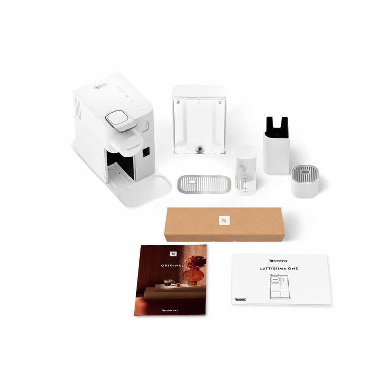 NESPRESSO F121-HK-WH-NE Lattissima One Coffee Machine