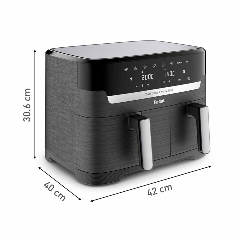 TEFAL EY905B Dual Easy Fry & Grill Air Fryer (8.3L)
