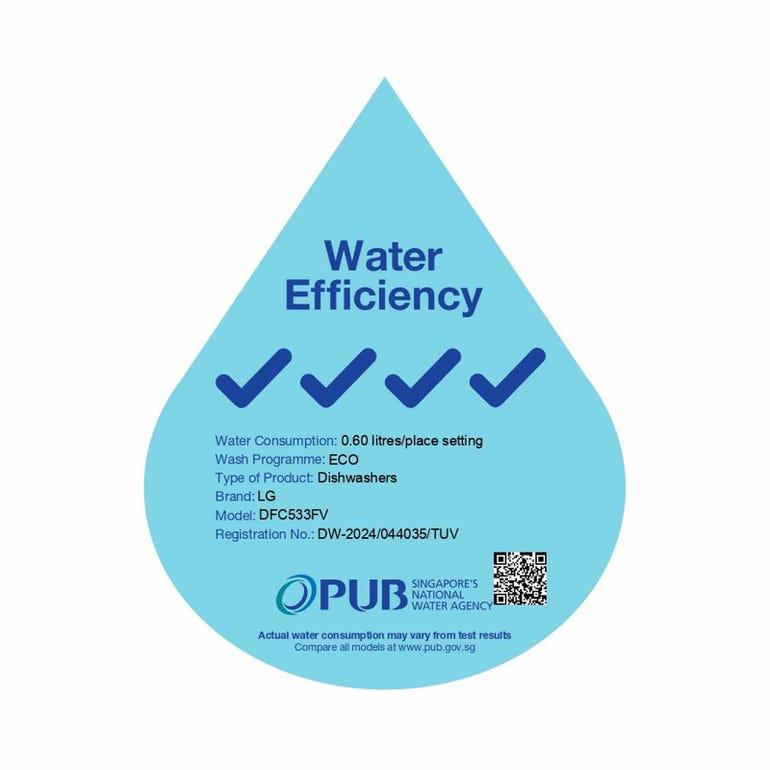 LG DFC533FV Front Control Smart Wi-fi Enabled Dishwasher in Prime Silver