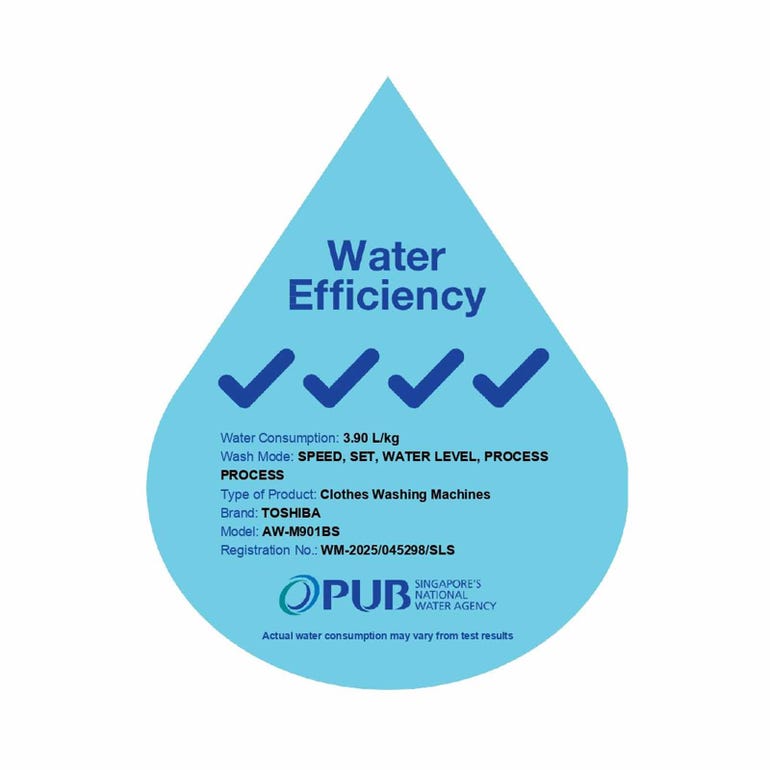 TOSHIBA AW-M901BS(WS) Top Load Washing Machine 8kg