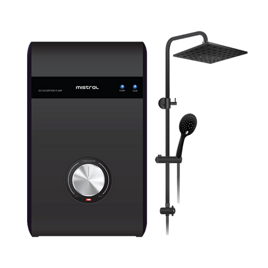 MISTRAL MSH88MBK Instant Shower Heater with DC Pump