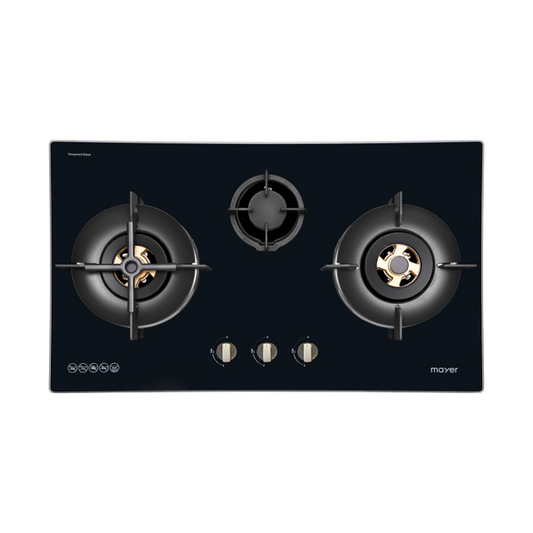MAYER MMGH8831HI 3 Burner Glass Gas Hob 86cm