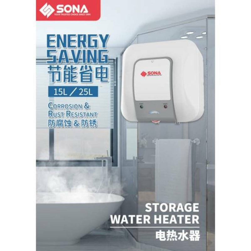 SONA SSWH 2905 ELECTRIC STORAGE  WATER HEATER 25L