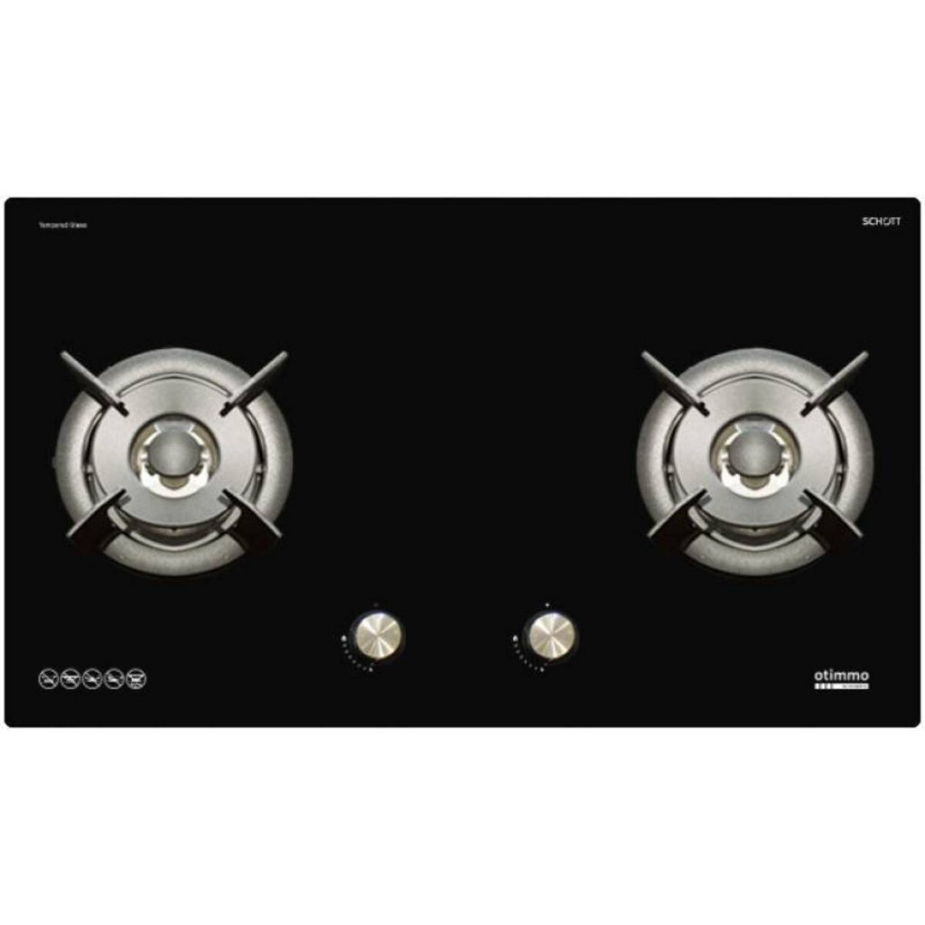 EuropAce Otimmo EBH 6291S (TG/LPG) 2 Burner 90cm Slim Gas Cooker Hob (Schott Glass)