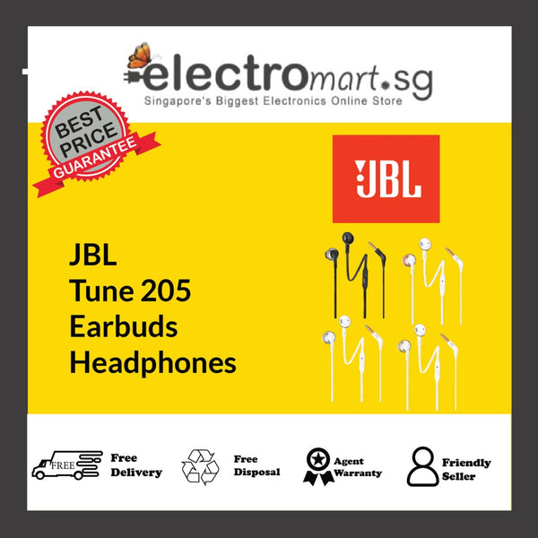 JBL Tune 205 Earbuds  Headphones