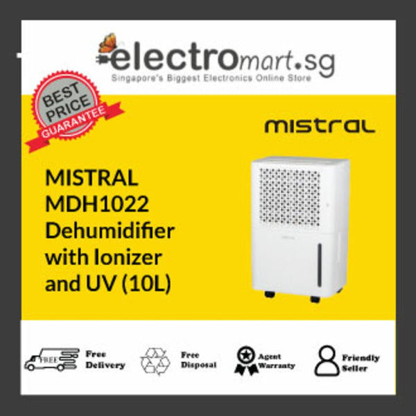 MISTRAL MDH1022 Dehumidifier  with Ionizer  and UV (10L)