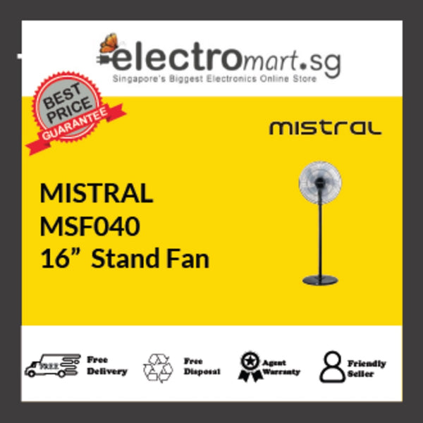MISTRAL MSF040 16”  Stand Fan