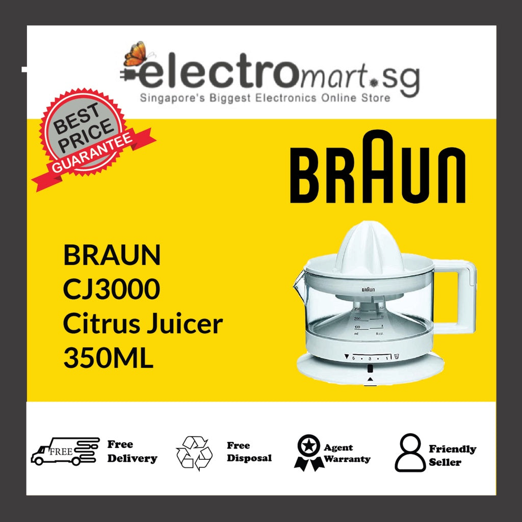 BRAUN CJ3000 Citrus Juicer 350ML