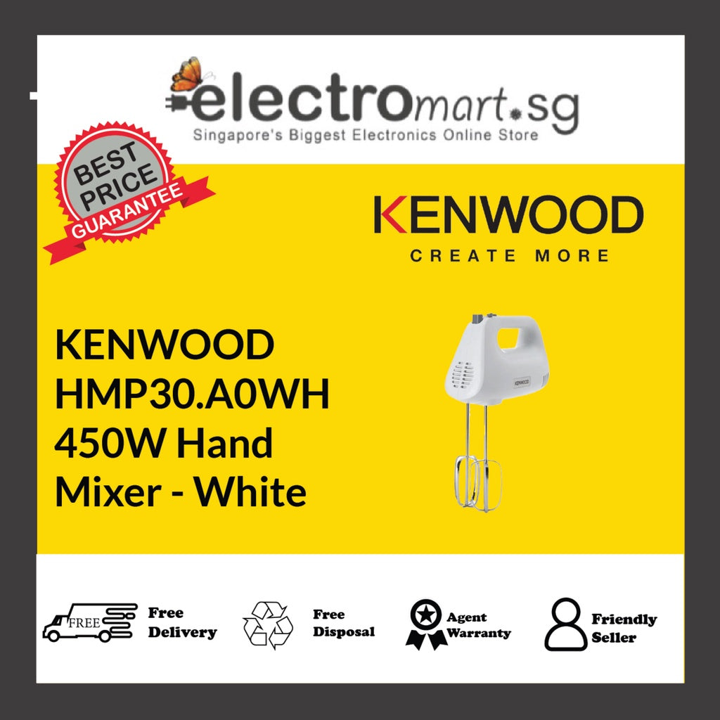 KENWOOD HMP30.A0WH 450W Hand Mixer White