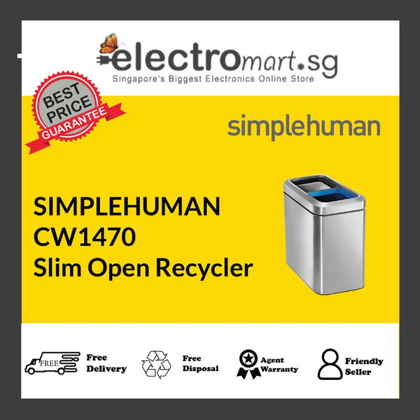 SIMPLEHUMAN CW1470 Slim Open Recycler
