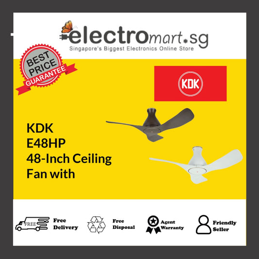 KDK E48HP 3-Blades Wifi-Control DC Ceiling Fan (120cm)