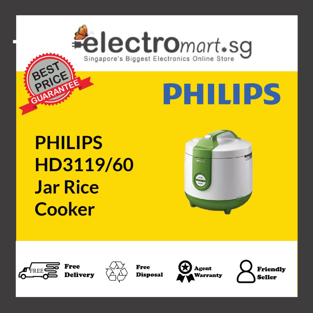 PHILIPS HD3119/60 Jar Rice Cooker 2L