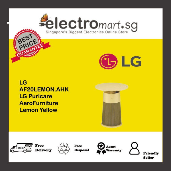 LG PURICARE™ AEROFURNITURE AIR PURIFIER AF20LEMON - LEMON YELLOW AF20LEMON.AHK